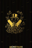 Abstract Golden Monopoly Art Posters And Prints Rich Money Man Pictures On Canvas Wall Paintings