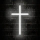 Neon Cross Glowing Ambience Light