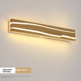 Solid Wood Crack Creative Wall Lamp Background Wall LED Strip Wall Lamp