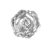 Portable Folding Mirror With Electroplated Rose Design