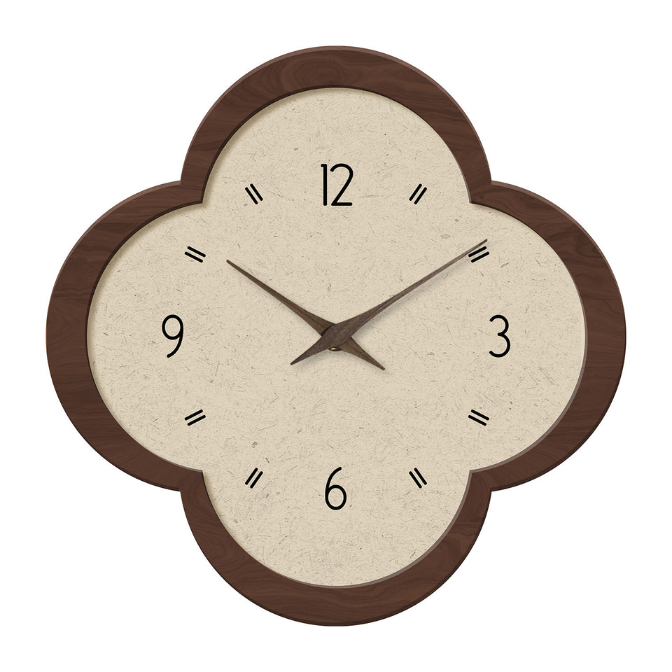 French Style Wooden Clocks Cloud Wall Clock Living Room High Sense