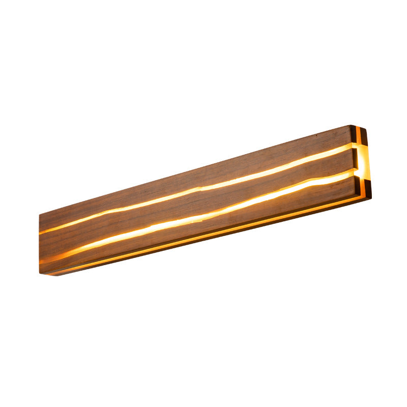 Solid Wood Crack Creative Wall Lamp Background Wall LED Strip Wall Lamp