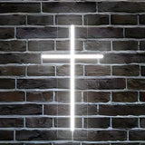 Neon Cross Glowing Ambience Light